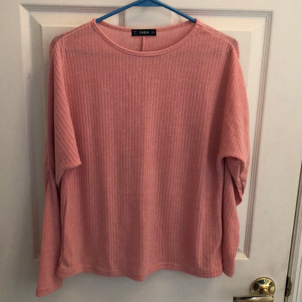 Shein Dusty Pink Top Sz Small